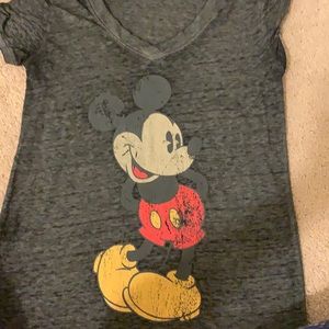 Disney light weight v neck top